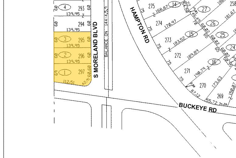 2880 S Moreland Blvd, Cleveland, OH à vendre - Plan cadastral – Image 2 sur 7