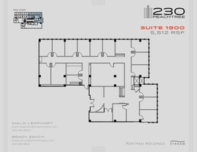 230 Peachtree St NW, Atlanta, GA à louer Plan d’étage– Image 1 sur 1