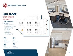 8180-8200 Greensboro Dr, McLean, VA à louer Plan d’étage– Image 1 sur 3