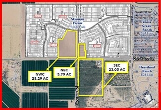 Plus de détails pour NW Skousen Rd & Vah Ki Inn Rd, Coolidge, AZ - Terrain à vendre