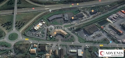 Cavignac - VUE AÉRIENNE  vue de carte