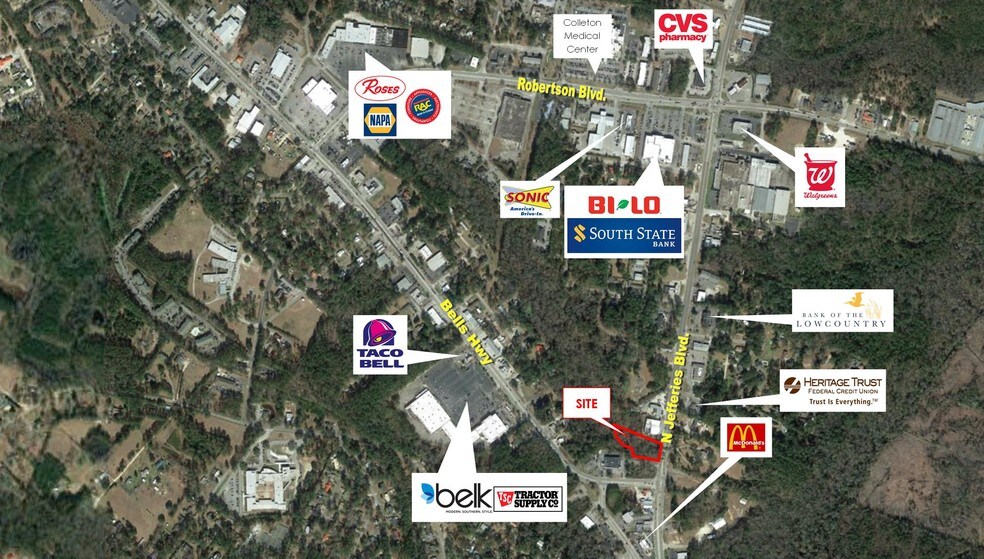N Jefferies Blvd, Walterboro, SC à vendre - Photo principale – Image 1 sur 1