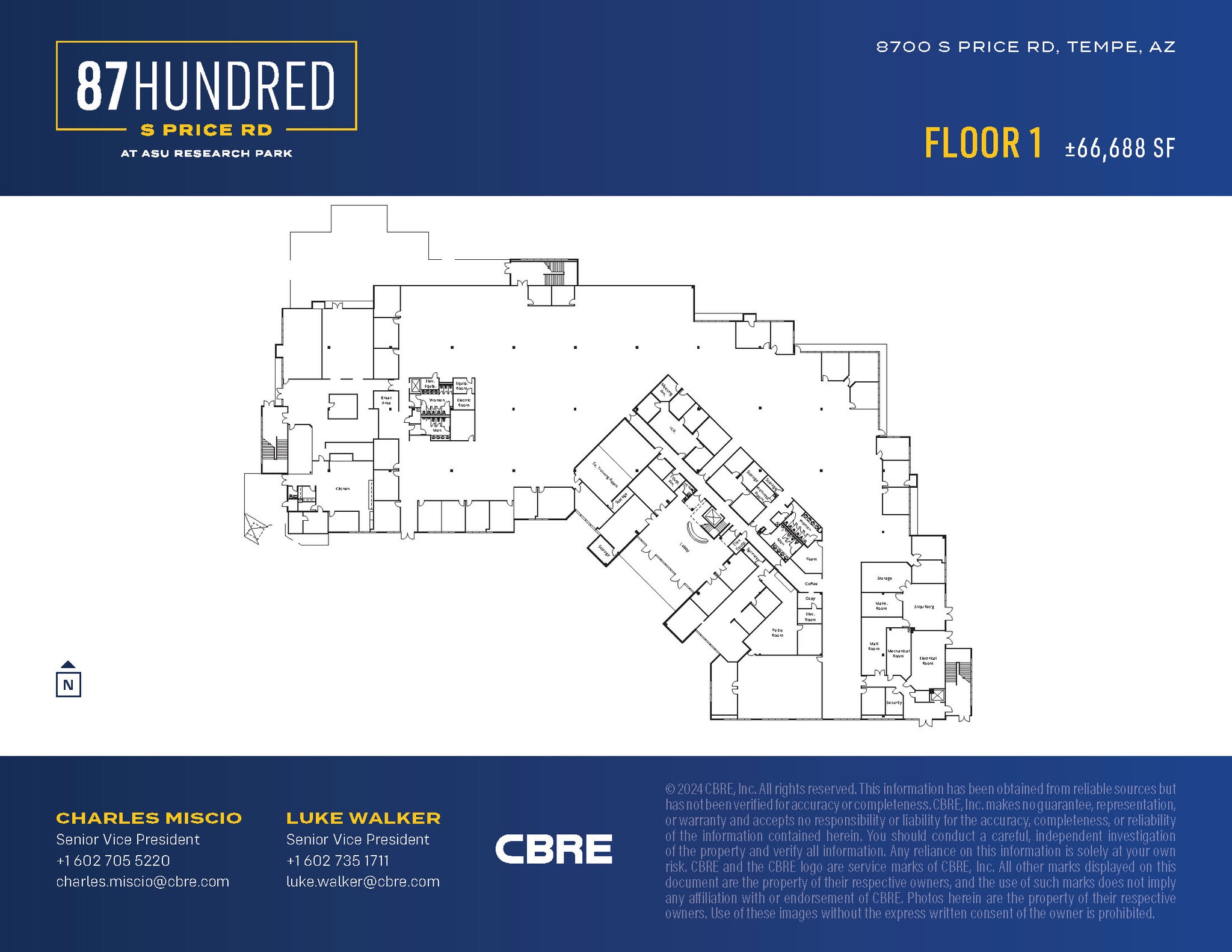 8700 S Price Rd, Tempe, AZ à vendre Plan d’étage– Image 1 sur 1