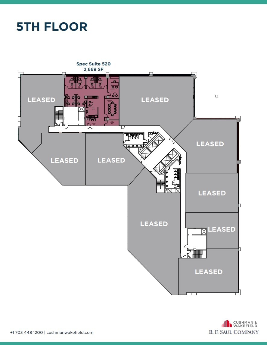 8201 Greensboro Dr, McLean, VA à louer Plan d’étage– Image 1 sur 1