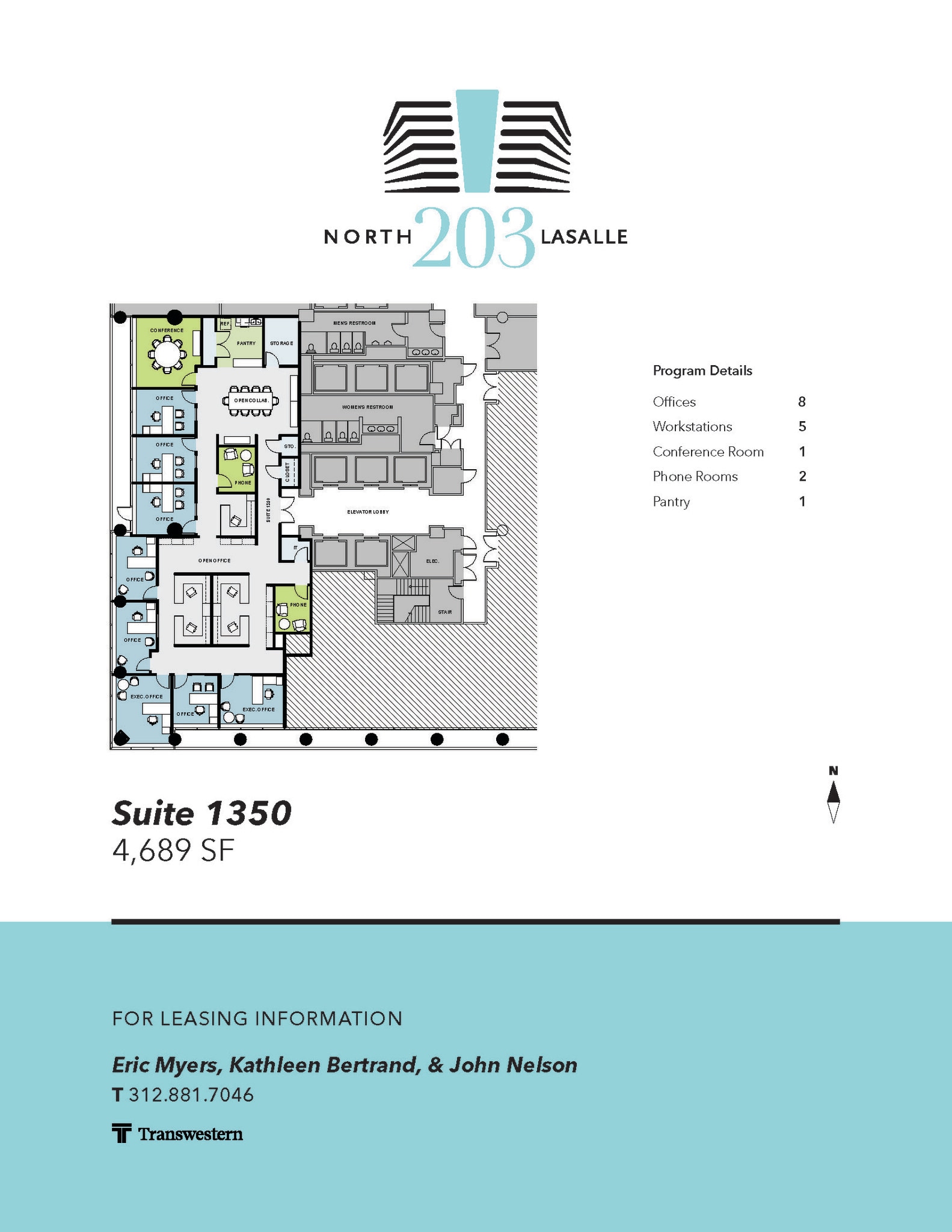 203 N LaSalle St, Chicago, IL à louer Plan d’étage– Image 1 sur 1