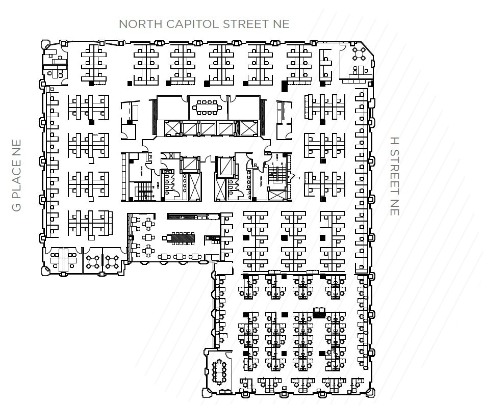 777 N Capitol St NE, Washington, DC à louer Plan d’étage– Image 1 sur 1