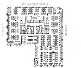777 N Capitol St NE, Washington, DC à louer Plan d’étage– Image 1 sur 1