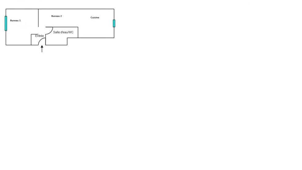 Bureau dans Lyon à vendre - Plan d’étage – Image 1 sur 5