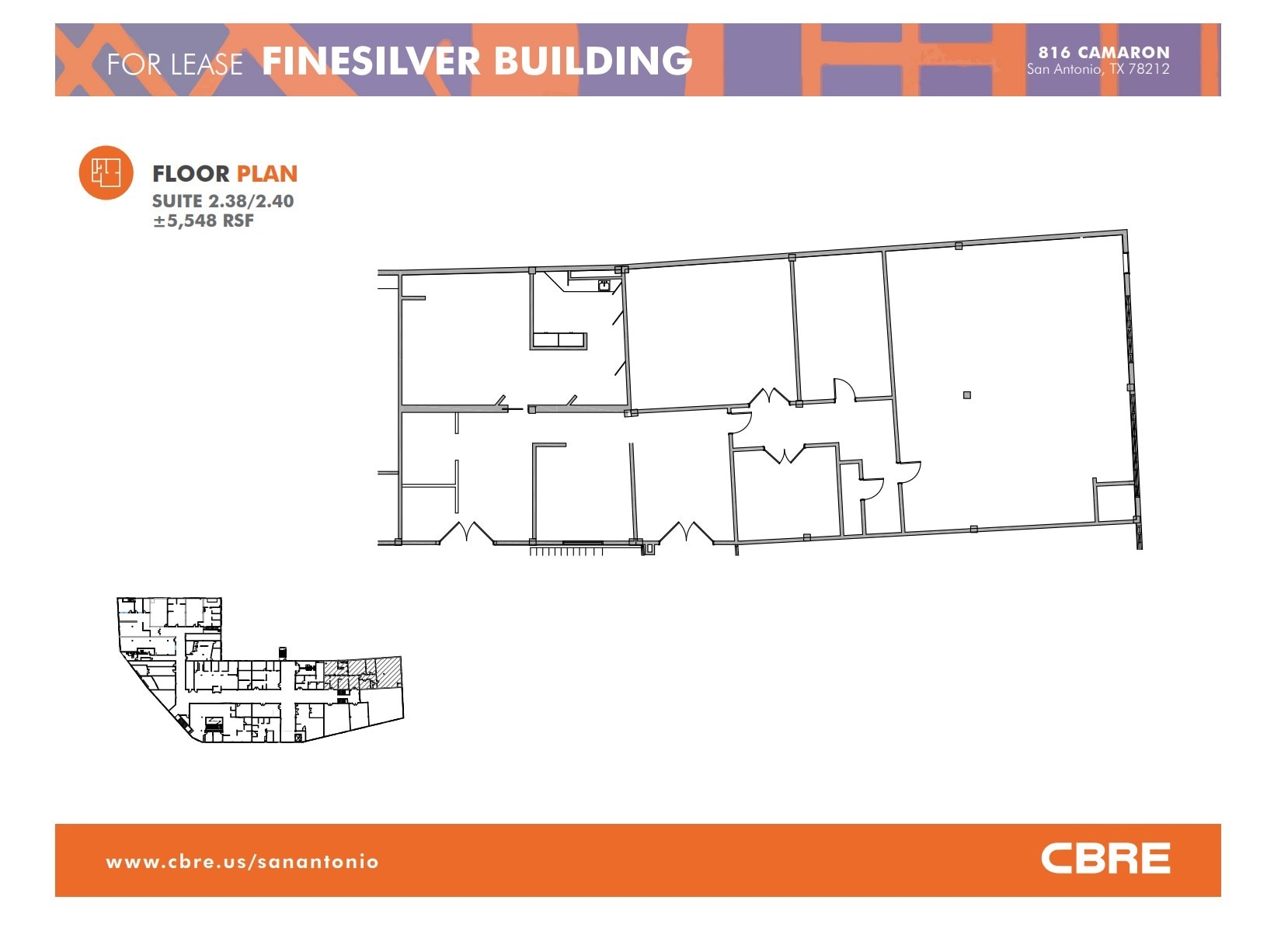 816 Camaron St, San Antonio, TX à louer Plan d’étage– Image 1 sur 1