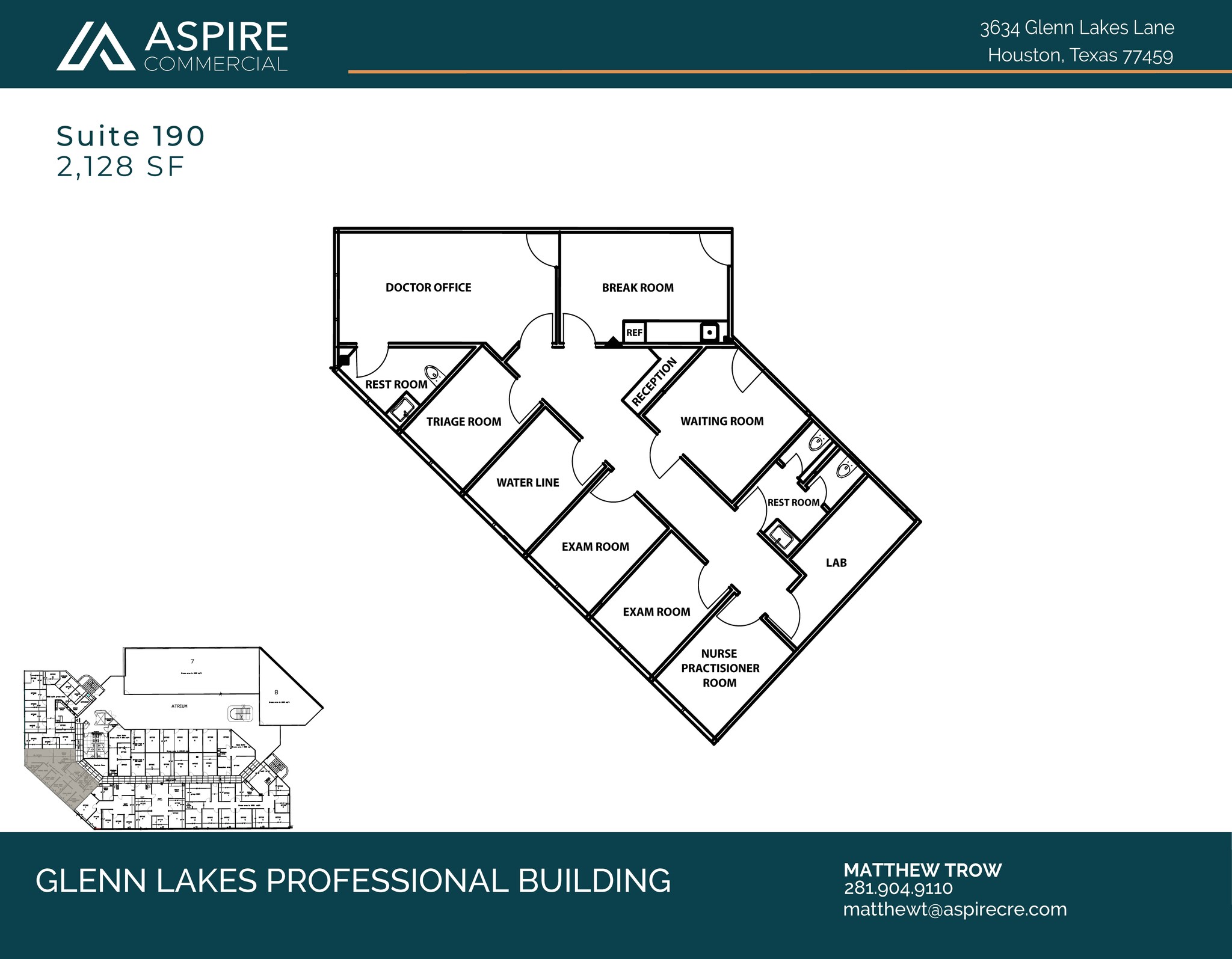 3634 Glenn Lakes Lane, Missouri City, TX à louer Plan d’étage– Image 1 sur 1