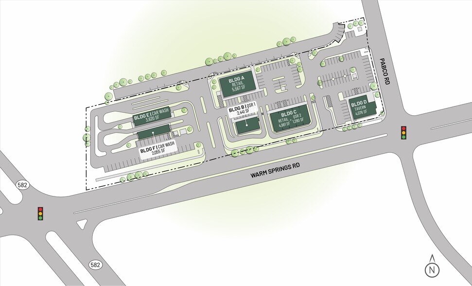 Warm Springs Road, Henderson, NV à louer - Plan de site – Image 3 sur 8