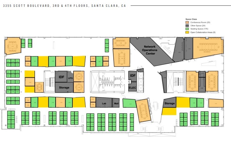 3355 Scott Blvd, Santa Clara, CA à louer Plan d’étage– Image 1 sur 1