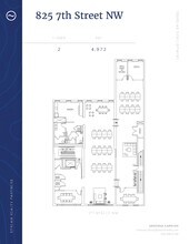825-829 7th St NW, Washington, DC à louer Plan d’étage– Image 1 sur 1