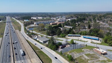 6658 Hillandale Dr, Lithonia, GA - Vue aérienne vue de carte