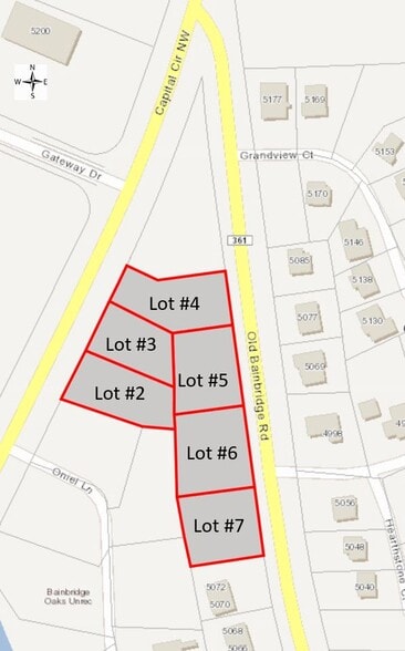 6 Lots Old Bainbridge & Capital CircleNW portefeuille de 2 biens à vendre sur LoopNet.fr - Photo de l’immeuble – Image 3 sur 5