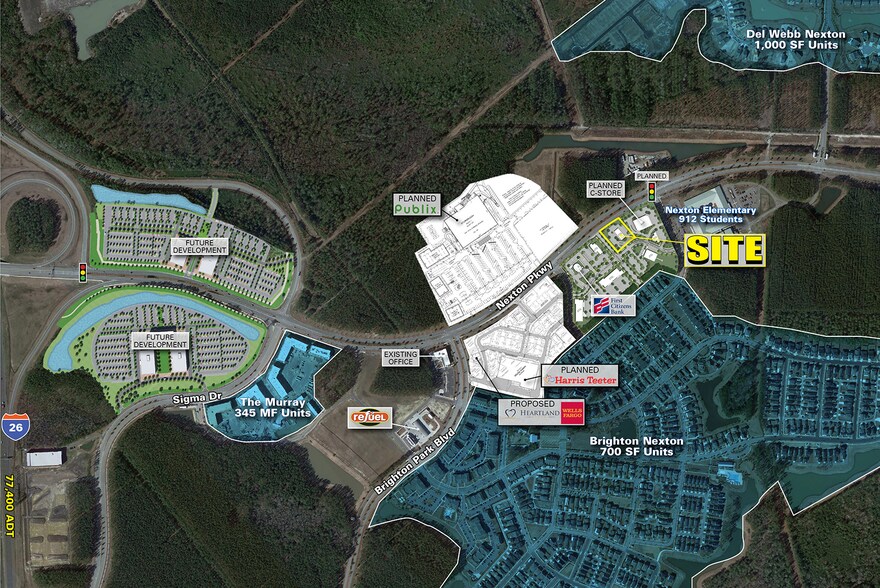 00 Nexton Pky, Summerville, SC à louer - Aérien – Image 2 sur 3