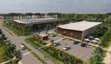 Mérignac, GIR - Vue aérienne vue de carte