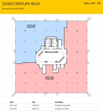20300 Century Blvd, Germantown, MD à louer Plan d’étage– Image 1 sur 1
