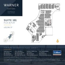 301 W Warner Rd, Tempe, AZ à louer Plan d’étage– Image 1 sur 2