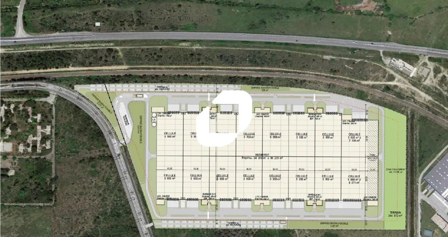 Industriel/Logistique dans Fos-sur-Mer à louer Plan de site– Image 1 sur 2