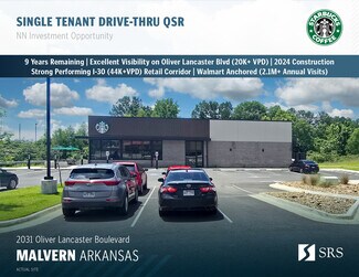 Plus de détails pour 2031 Oliver Lancaster Boulevard blvd, Malvern, AR - Local commercial à vendre