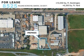 Plus de détails pour 8520-8530 Roland Acres Rd, Santee, CA - Industriel/Logistique à louer
