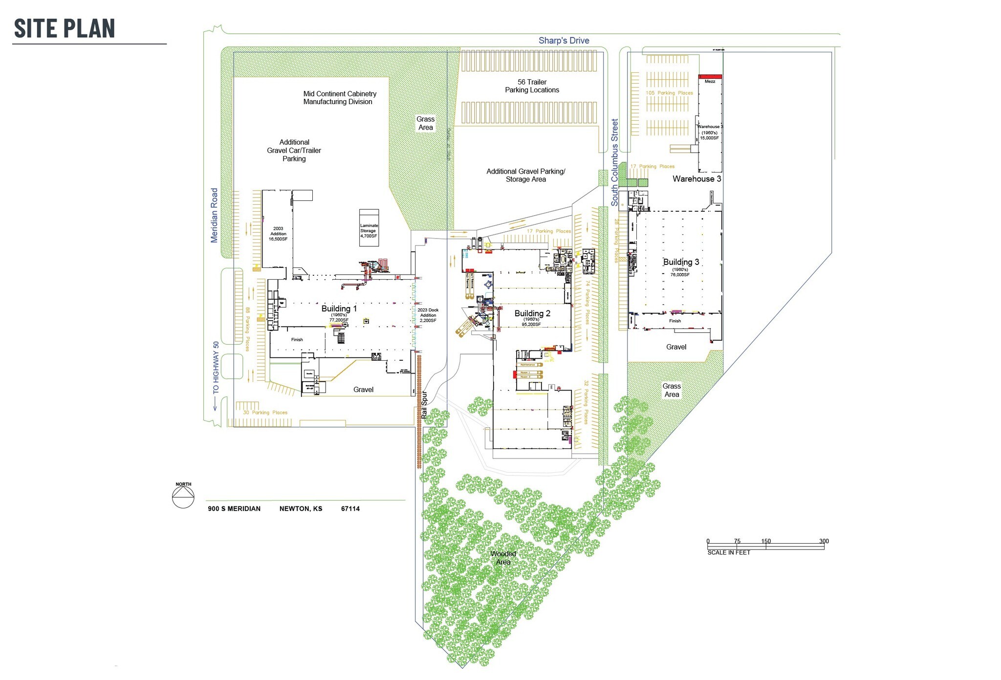 900 S Meridian Rd, Newton, KS à louer Plan de site– Image 1 sur 5