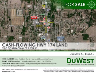Plus de détails pour 117 N Broadway, Joshua, TX - Terrain à vendre