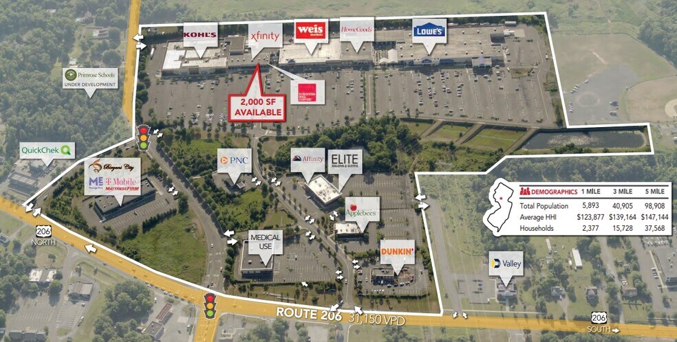 315 US Highway 206, Hillsborough, NJ à louer - Photo de l’immeuble – Image 1 sur 6