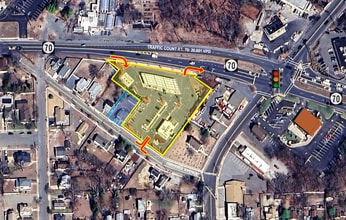 104 Route 70, Lakehurst, NJ - Vue aérienne  vue de carte