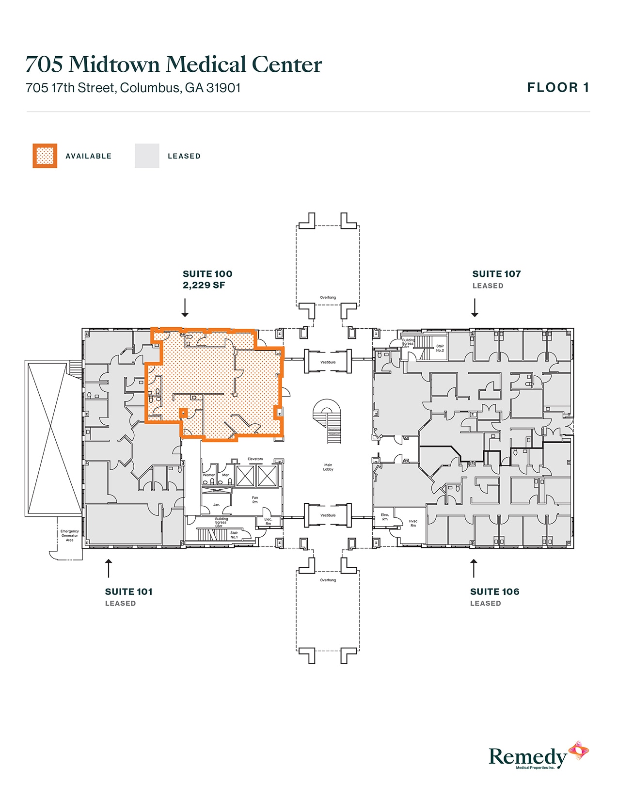 705 17th St, Columbus, GA à louer Plan d’étage– Image 1 sur 1