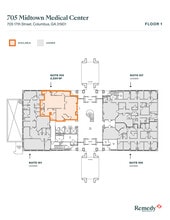 705 17th St, Columbus, GA à louer Plan d’étage– Image 1 sur 1