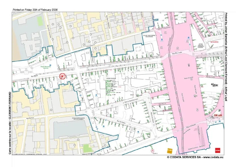 Local commercial dans Clermont-Ferrand à louer - Plan d’étage – Image 3 sur 4