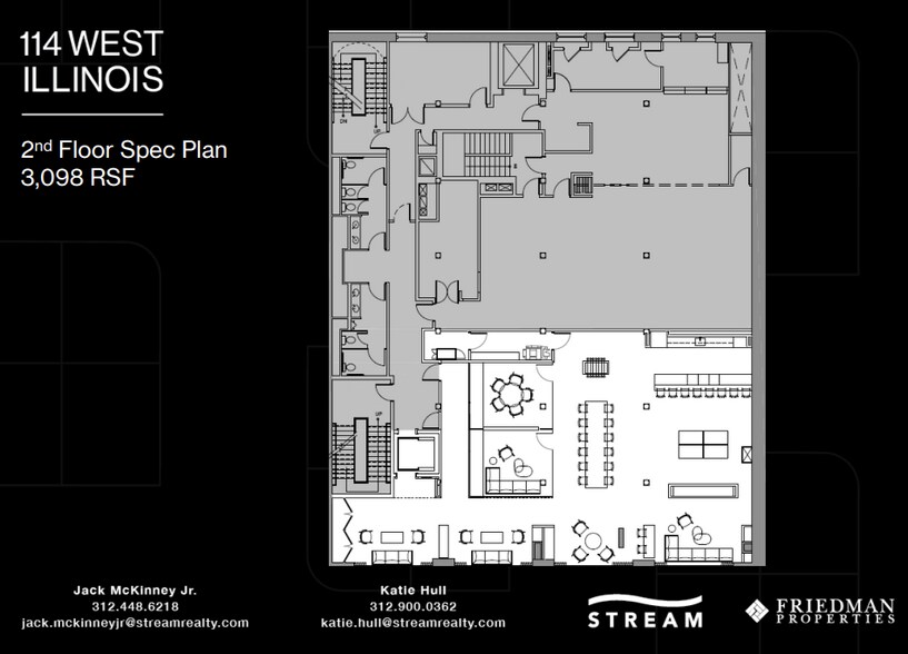 114 W Illinois St, Chicago, IL à louer - Plan d’étage – Image 3 sur 25