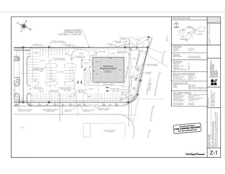 1103 D St, North Wilkesboro, NC à louer - Plan d’étage – Image 2 sur 5