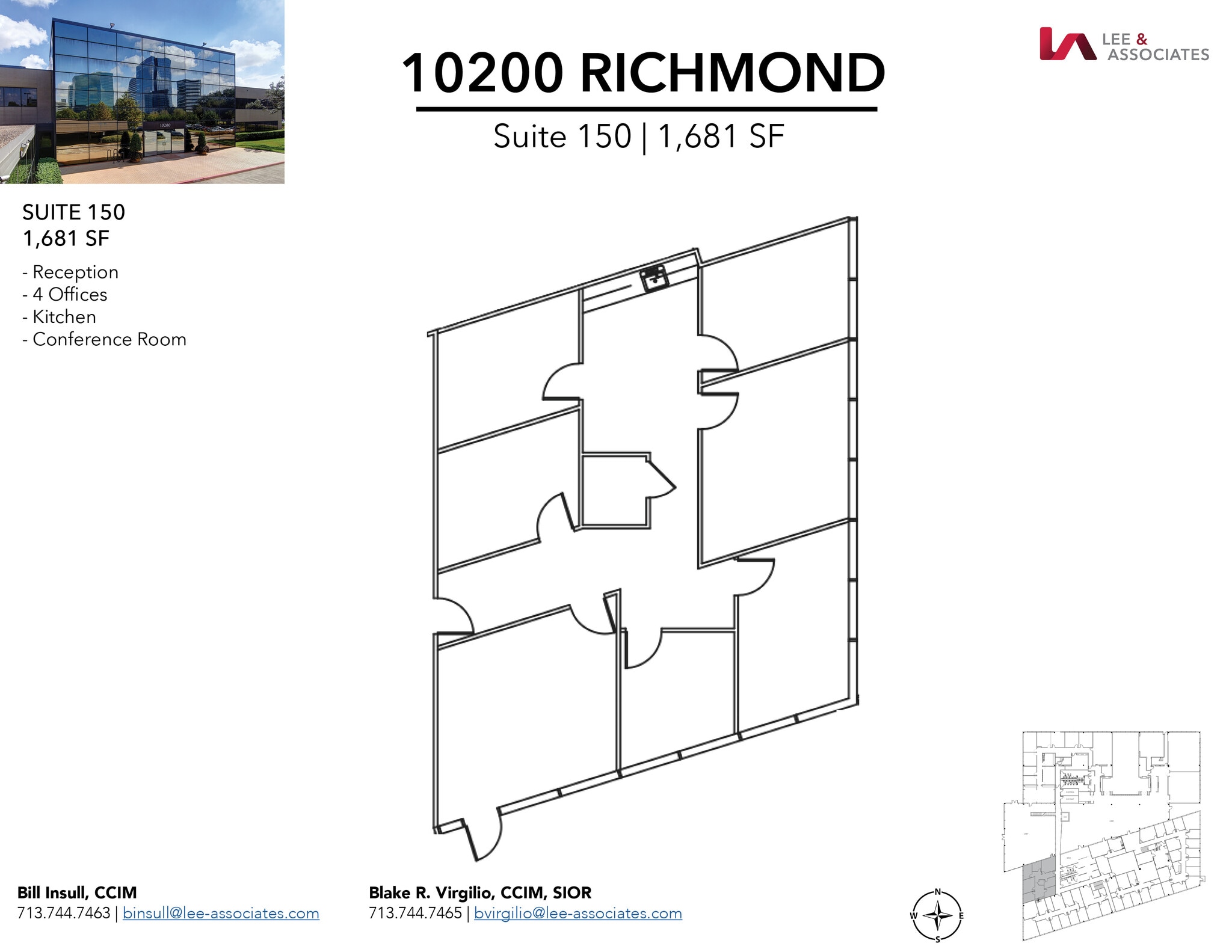 10200 Richmond Ave, Houston, TX à louer Plan d’étage– Image 1 sur 2
