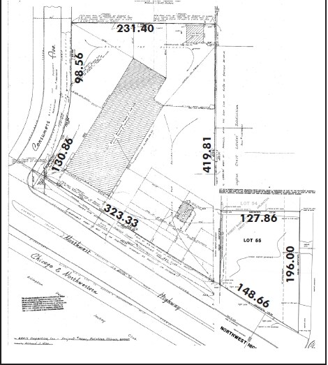 1400 E Northwest Hwy, Palatine, IL à vendre - Plan de site – Image 3 sur 3