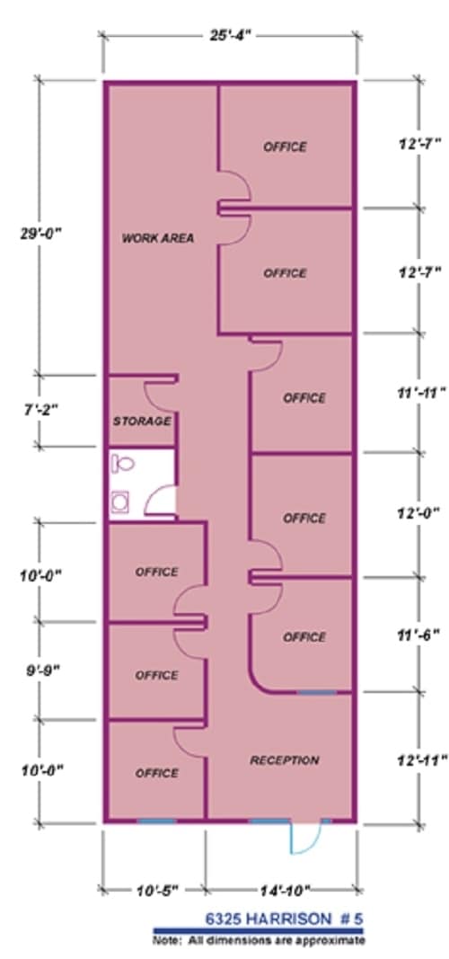 6325 Harrison Dr, Las Vegas, NV à louer Plan d’étage– Image 1 sur 1