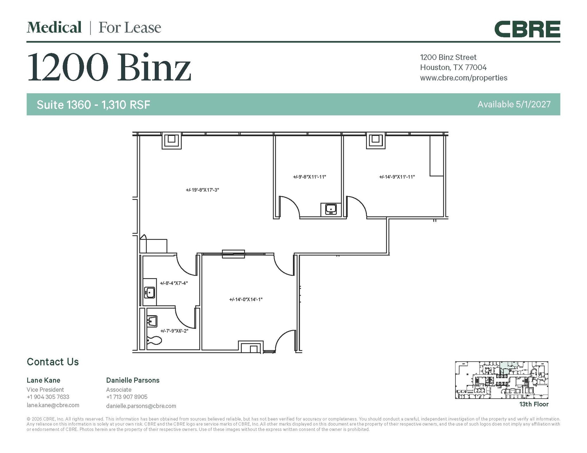 1200 Binz St, Houston, TX à louer Photo intérieure– Image 1 sur 1