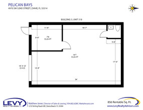 4990 SW 52nd St, Fort Lauderdale, FL à louer Plan d’étage– Image 2 sur 5