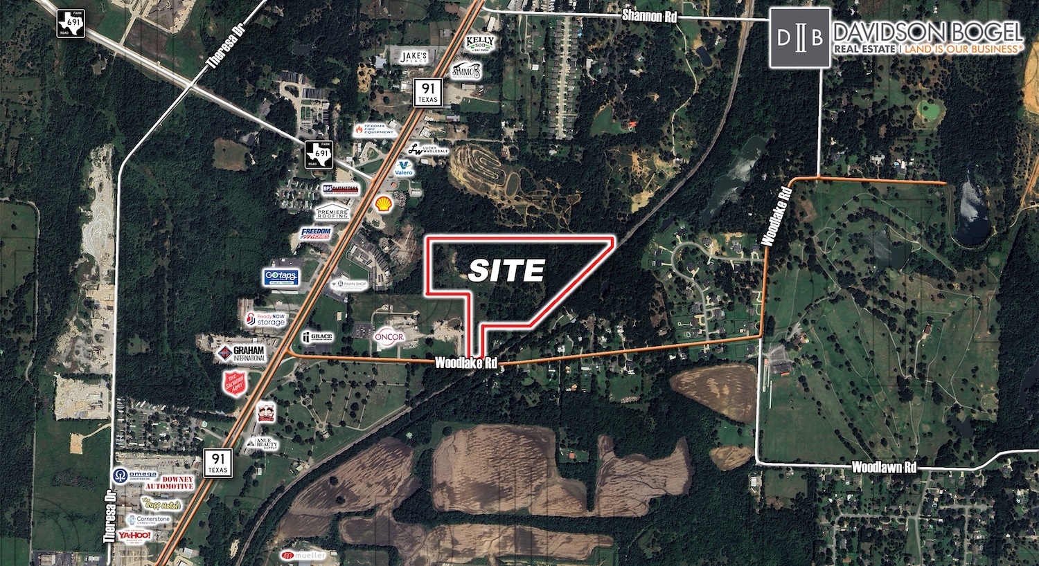 2257 Woodlake Rd, Denison, TX à vendre Photo de l’immeuble– Image 1 sur 7