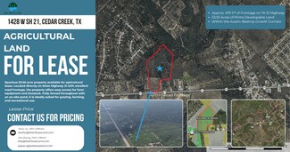 Plus de détails pour 1428 Highway 21 W, Cedar Creek, TX - Terrain à louer