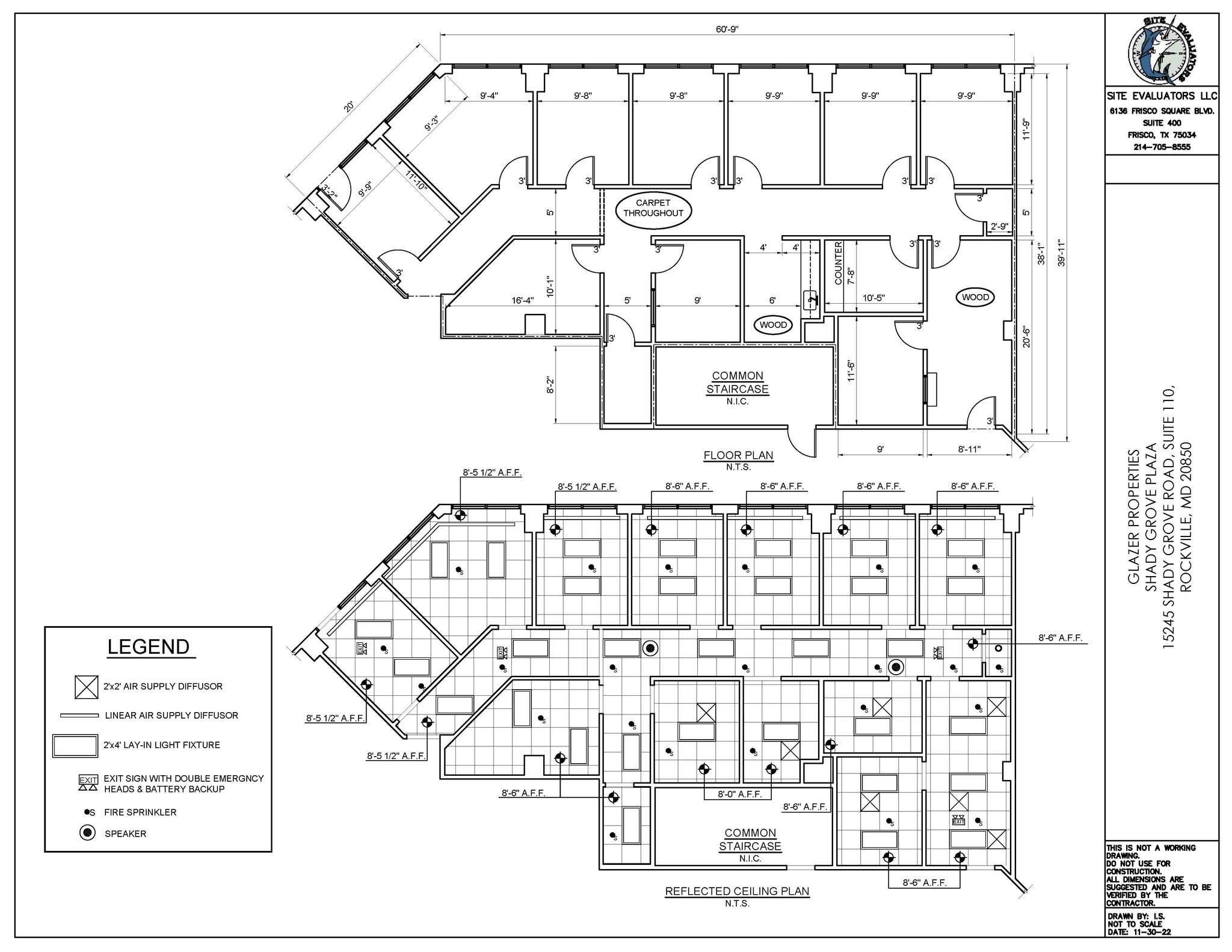15245 Shady Grove Rd, Rockville, MD à louer Plan d’étage– Image 1 sur 1