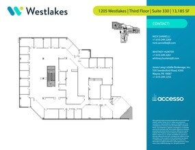 1000 Westlakes Dr, Berwyn, PA à louer Plan de site– Image 1 sur 1