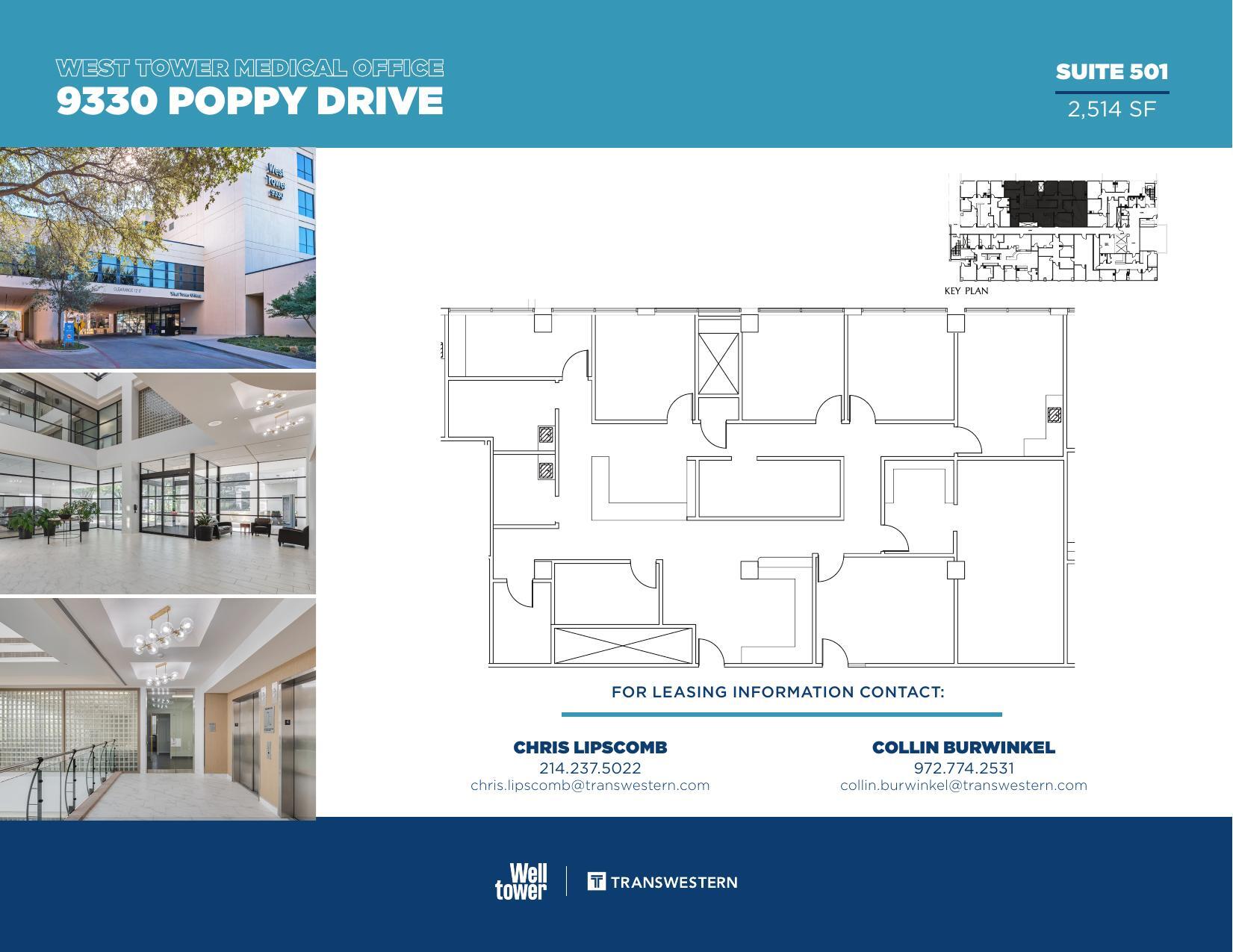 9330 Poppy Dr, Dallas, TX à louer Plan d’étage– Image 1 sur 1