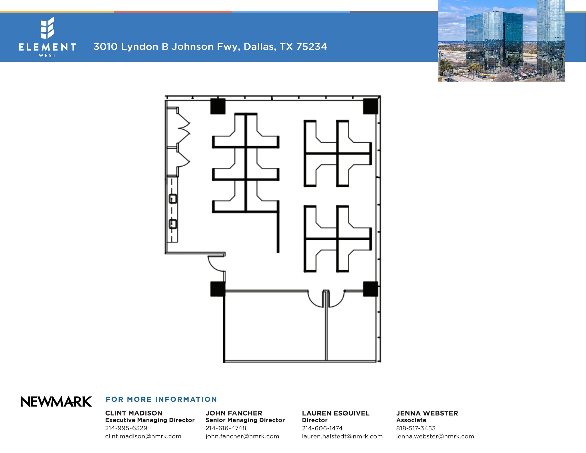3010 Lyndon B Johnson Fwy, Dallas, TX à louer Plan de site– Image 1 sur 1