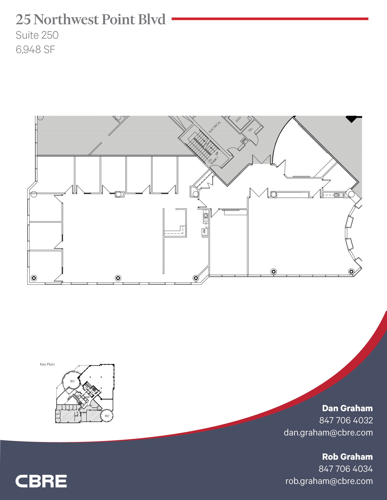 25 NW Point Blvd, Elk Grove Village, IL à louer Plan d’étage– Image 1 sur 1