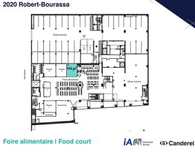 2020 Boul Robert-Bourassa, Montréal, QC à louer Plan d’étage– Image 1 sur 1