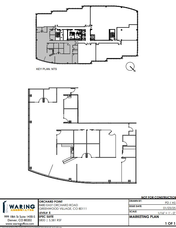 8480 E Orchard Rd, Greenwood Village, CO à louer Plan d’étage– Image 1 sur 1