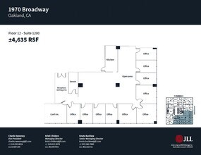 1970 Broadway, Oakland, CA à louer Plan d’étage– Image 1 sur 1